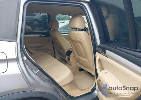 2013 BMW X3 xDrive28I из США, поврежденный, VIN 5UXWX9C54DL874243